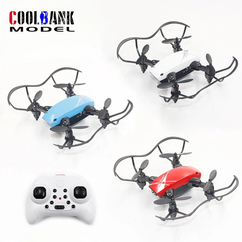 2.4Ghz Folding Fixed-height Quadcopter Mini Drone Kids Toys Multi-functional RC Drones With Camera/Lighting RC Plane Boys Gifts