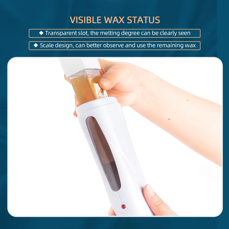 Wax Heater Depilatory Heater With Heating Base Hair Removal Waxing Machine Waxing Warmer Epilator Heating Wax Roller Epilator