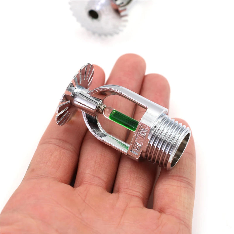 1pcs 93 Degrees Upright Fire Sprinkler Head Protection Pendent Sprinklers For Fire Extinguishing System 5.5x2x3cm New