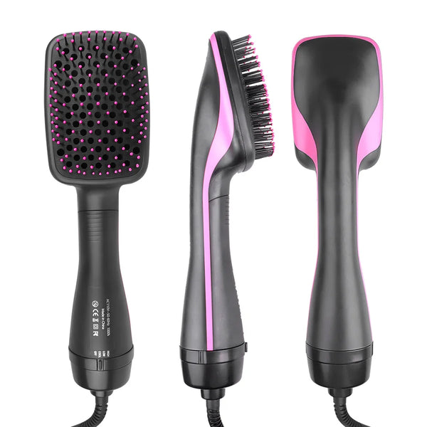 2 In 1 Hair Dryer Brush Hair Blower Brush Electric Hot Air Brush Travel Blow Dryer Salon Comb Professional Hairdryer Hairbrush