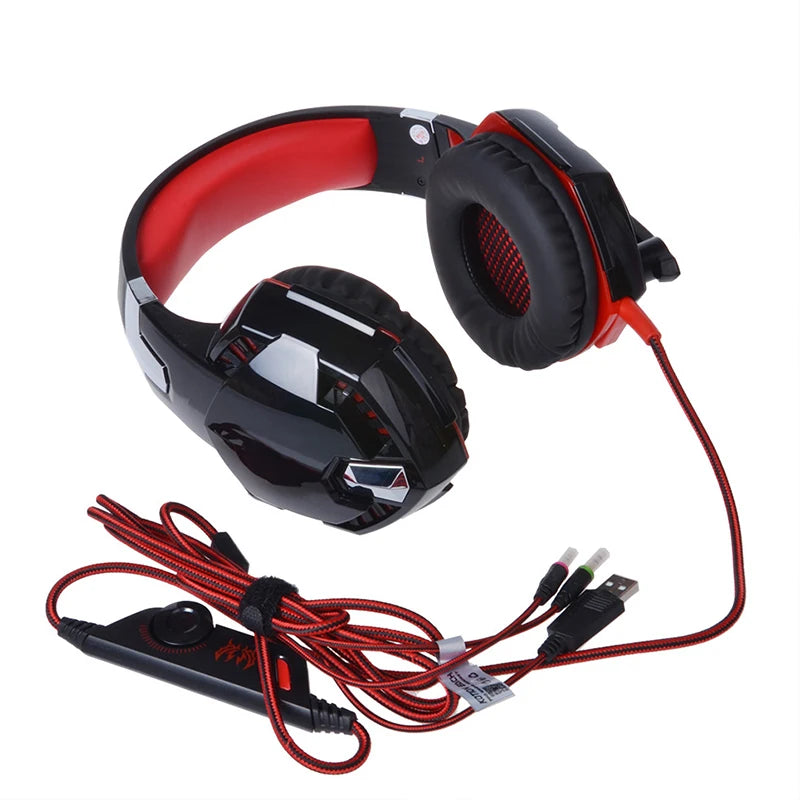 Stereo Bass Gaming Headset Headphones with Mic for PC Computer Game Machine Wired Headset наушники игровые для пк casque gamer