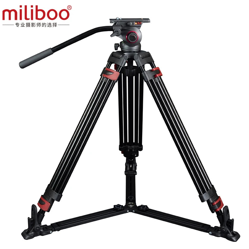 miliboo MTT609A Professional Heavy Duty Hydraulic Head Ball DSLR/Camera Tripod/Stand/support/bracket for Video  Load 15 kg Max