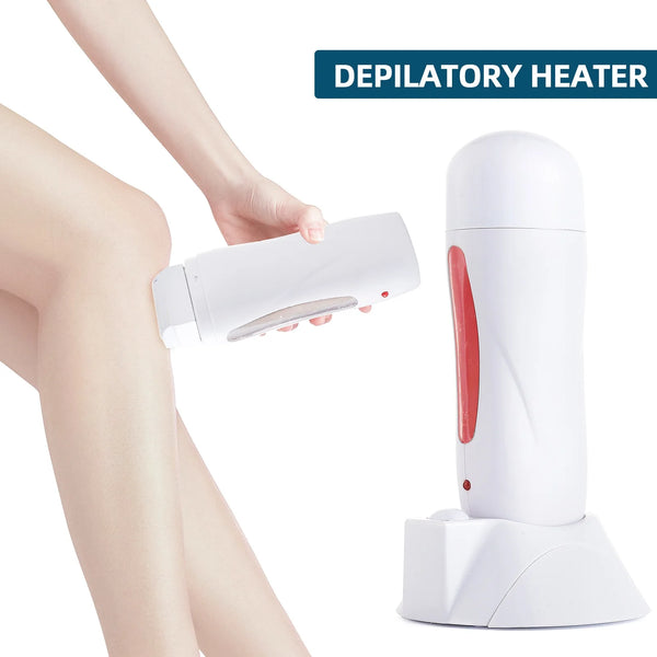 Wax Heater Depilatory Heater With Heating Base Hair Removal Waxing Machine Waxing Warmer Epilator Heating Wax Roller Epilator