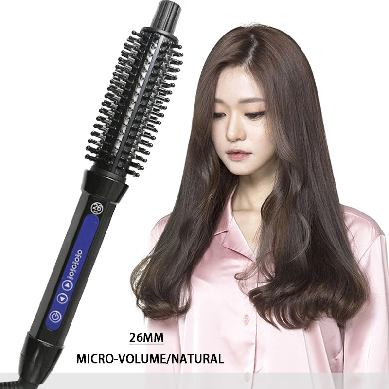 2 In 1 Professional Ceramic Hair Curler Electric Hot Comb Multifunction Hair Brush Hair Curlers Roller Styling Tool Curling Iron