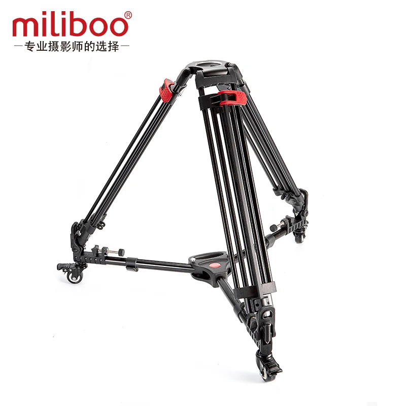 miliboo MJL01 Professional Heavy Duty Camera Tripod Dolly Wheels Adjustable Leg Kits for Canon Nikon DSLR Camera Video Stand