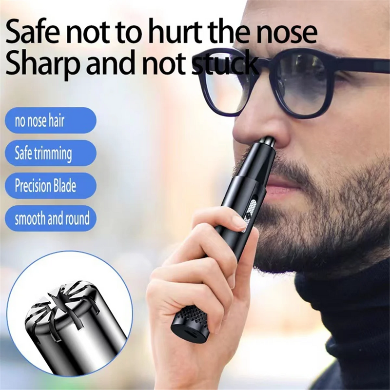 Electric Nose Hair Trimmer for Men USB Rechargeable Ear Nose Hair Trimmer Professional Trimming Tool Nose Hair Trimmer C