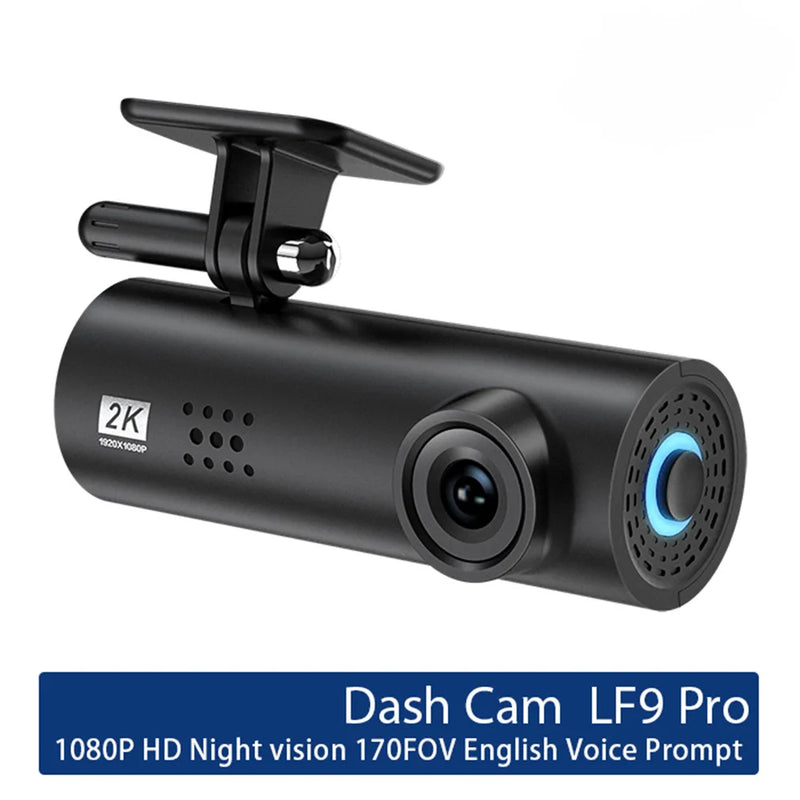 LF9PRO Dash Cam WiFi Camera 12MP Full HD 1080P MP4 Night vision Camera 170 Degrees Wide Angle Cam for Car Record