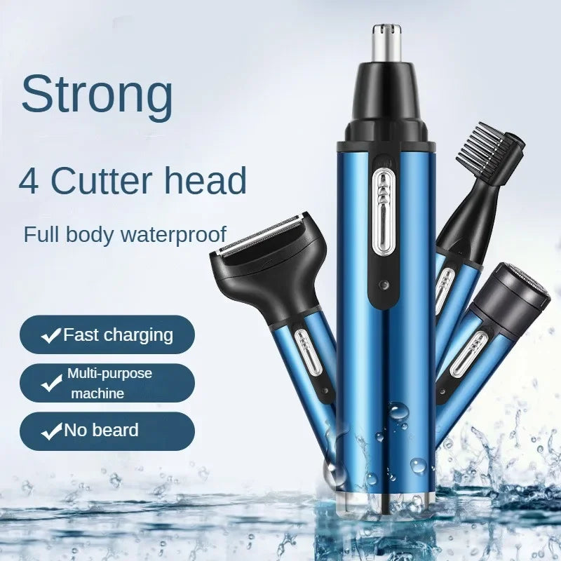 Beard Trimmer for Men  Electric Shaver Nose Ear Trimmer Electric Nose Hair Clipper USB Rechargeable  Washable Shaving