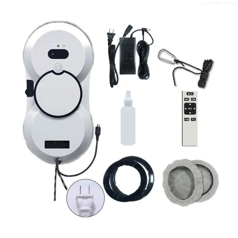 Window Cleaning Robot Vacuum Cleaner Robot Window Cleaner Electric Glass Window Cleaner Remote Control for Home R9UD