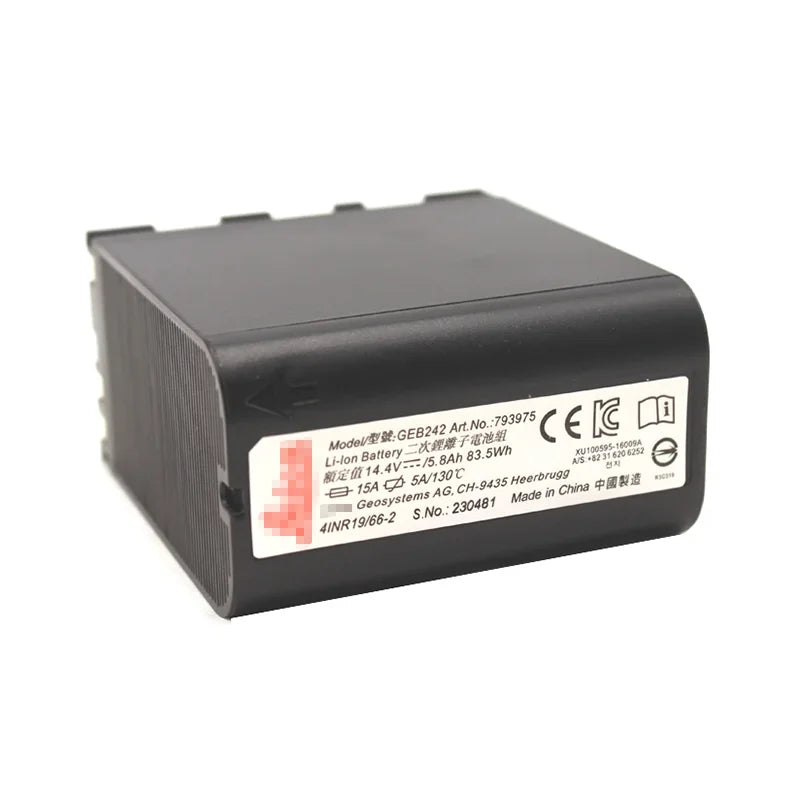 1Pcs LEI CA High Quality GEB241 GEB242 lithium battery for TS30 and TM30 Total Stations