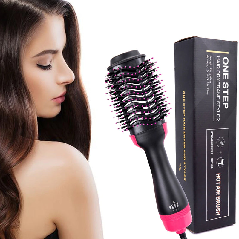 Multi-Function Hair Dryer Brush Blow Dryer Brush 4 In 1 Styling Tools Styler Volumizer Hot Air Straightener Brush For All Hair