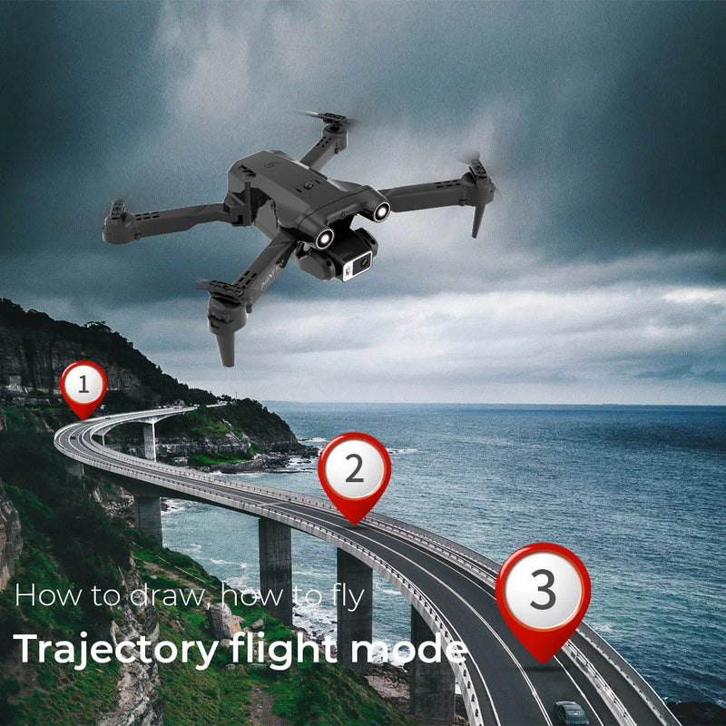 H63 RC Drone 4K Dual Camera Professional 360 Obstacle Avoidance Foldable RC Quadcopter Helicopter Mini Dron Children's Toys Gift