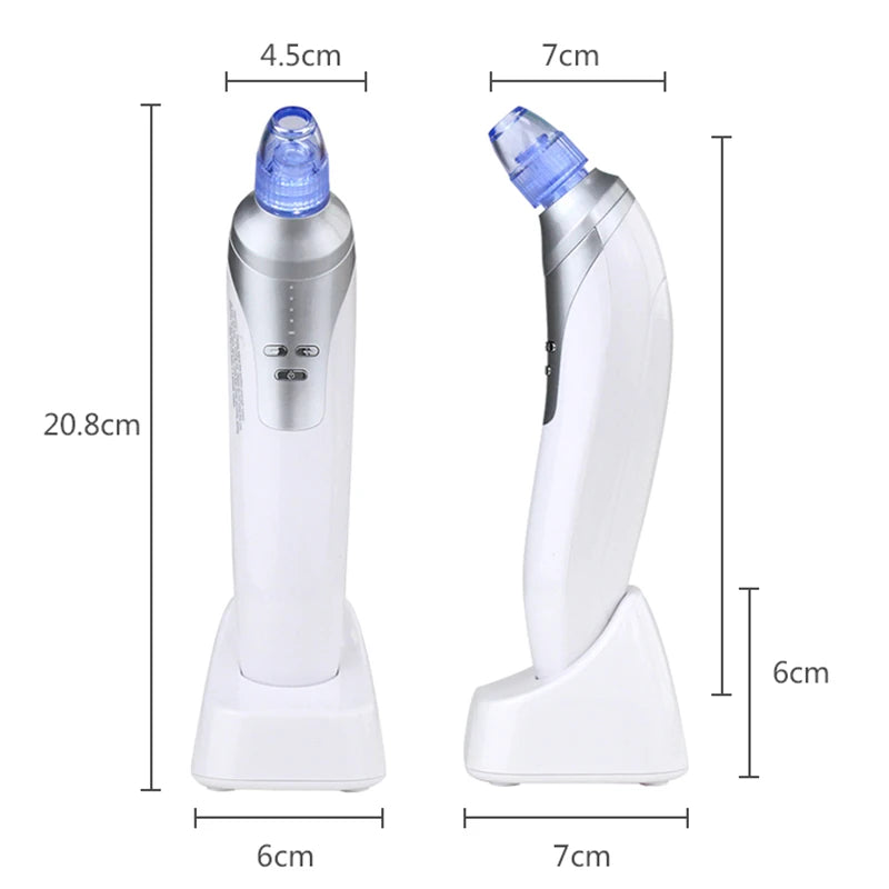 Electric Small Bubble Blackhead Remover USB Water Cycle Pore Acne Pimple Removal Vacuum Suction Facial Nose Cleaner Tool LESEN