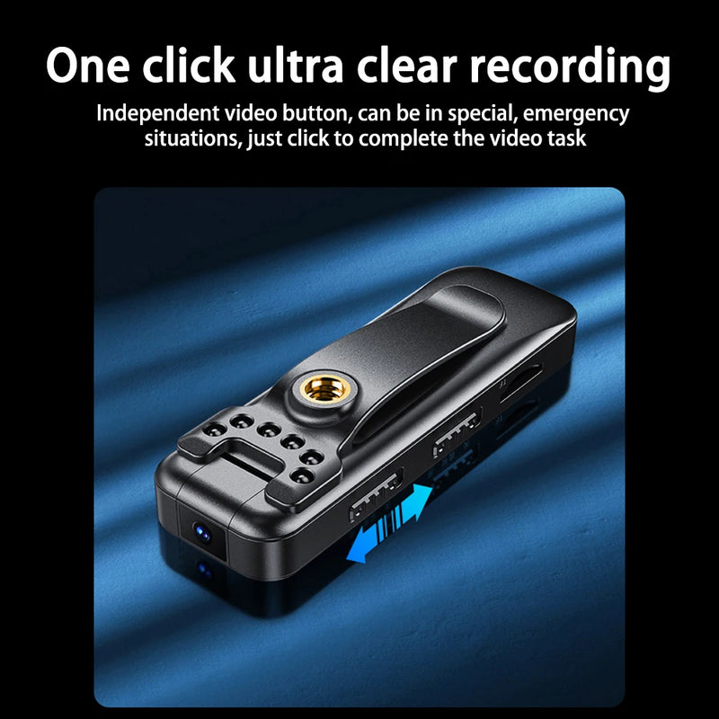 HD 1080P Mini Digtal Bodycam Camera with Screen Sport DV Audio Voice Recorder Night Vision Motion Detect Body Cam Bike Camcorder