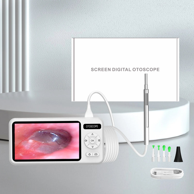 HD 1080P 3.9mm 4.5 Inch LCD Screen Ear Scope Endoscope Ear Wax Clean Otoscopy Camera Ear Endoscope Clean Mini Cameras