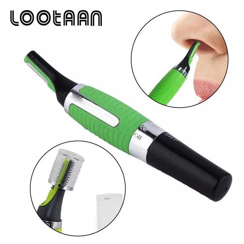 LOOTAA Electric Ear Nose Hair Trimmer for Men and Women Personal Clean Razor Shaver Removal Trimmer Face Care Hair Trimmer Tools