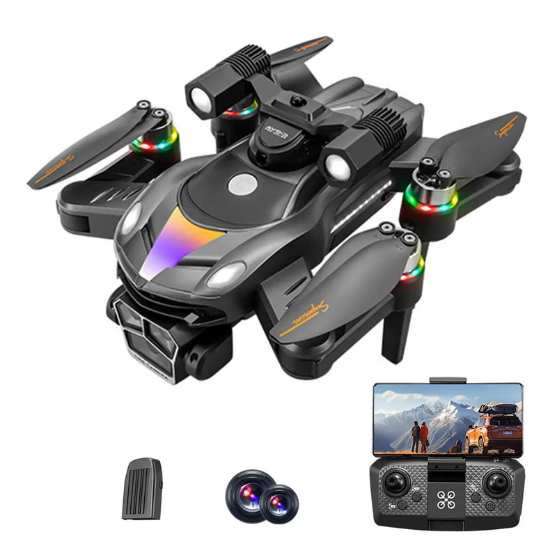 8K HD Dual Camera Foldable Drone Obstacle Avoidance Optical Flow Positioning RC Quadcopter Brushless Motor Drone