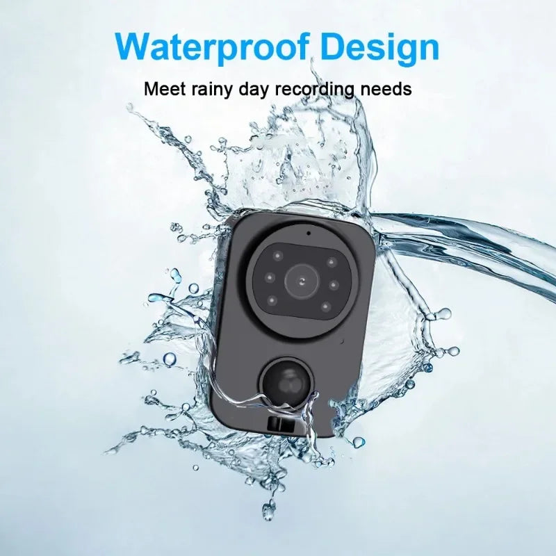 1080P Home Grade Waterproof Camera Portable Back Clip Infrared Night Vision Mini Portable Camera Outdoor Cycling/sports Recorder