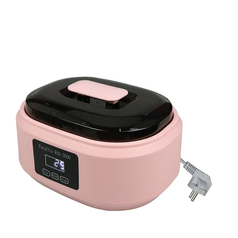 Paraffin Heater 2L Capacity Square Wax Bean Machine Hair Removal Wax Machine Paraffin Wax Therapy Moisturizing Heat Therapy