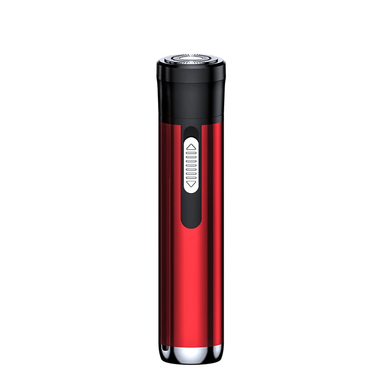 Electric Nose Ear Hair Trimmer Battery Operated Rechargeable Portable Hand Held Clippers Remover with Cleaning Brush