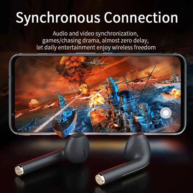 Bosebye J18 Wireless Earphone Bluetooth Headset 9D Noise Reduction Gaming Headset With Microphone TWS EarBuds Hands-free Earbuds