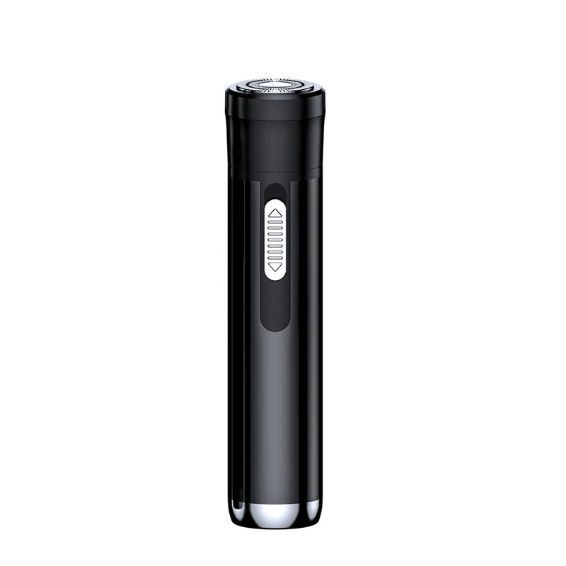 Electric Nose Ear Hair Trimmer Battery Operated Rechargeable Portable Hand Held Clippers Remover with Cleaning Brush