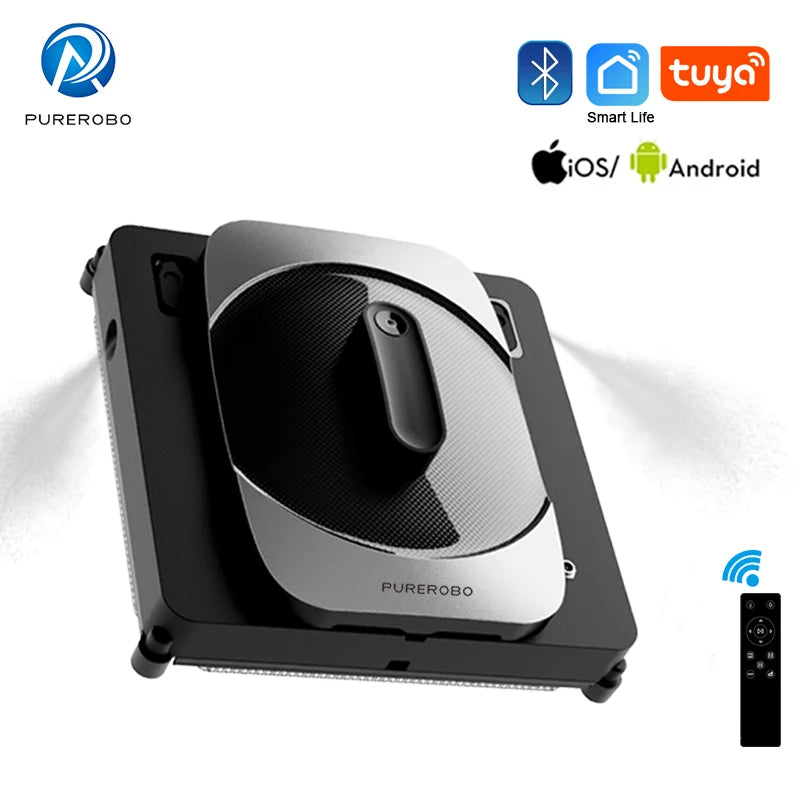 Purerobo W-S8S Robot Window Cleaner Window Cleaning Robot Smart Home Robot Vacuum Cleaner Remote Control Glass Cleaning Robots