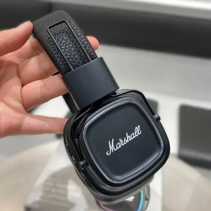 Marshall MAJOR IV Wireless Bluetooth Headphones Heavy Bass Foldable Earphones for Music Gaming with Microphone Headset