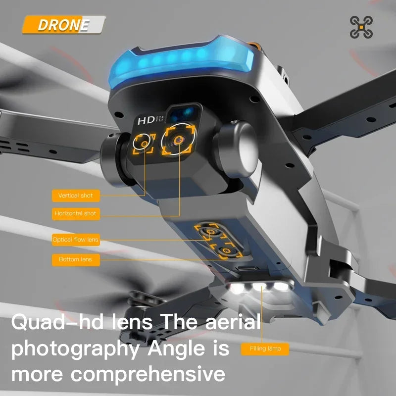 Xiaomi 10000M P15 Drone Professional 8K GPS Dual Camera 5G Obstacle Avoidance Optical Flow Positioning Brushless Upgraded RC Toy