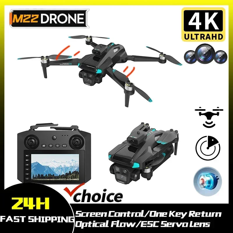 N22 MAX Outdoor Drone Professional 4K/6K HD ESC Sero Dual Camera 5G Wifi GPS Foldable Brushless Optical Flow RC Quadcopter Toys