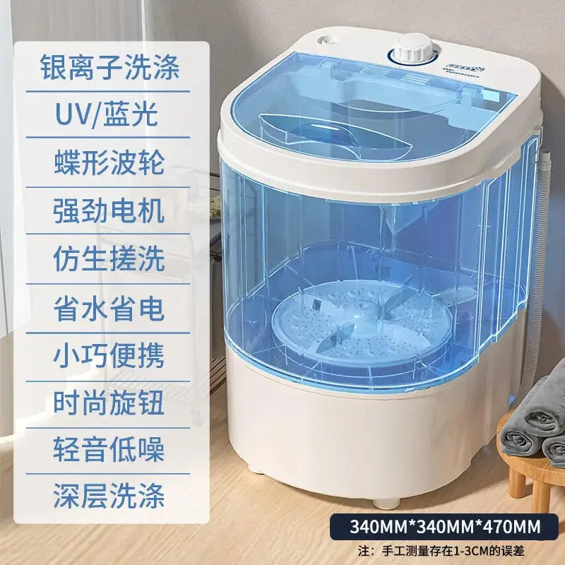 220V Compact and Automatic Southpole Mini Washing Machine for Babies and Children