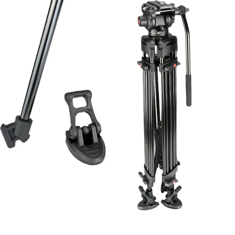 Powerwin PW-180D Professional Heavy Duty 72" Aluminum Tripod Light Stand with Fluid Head for DSLR Cameras and Gimbals