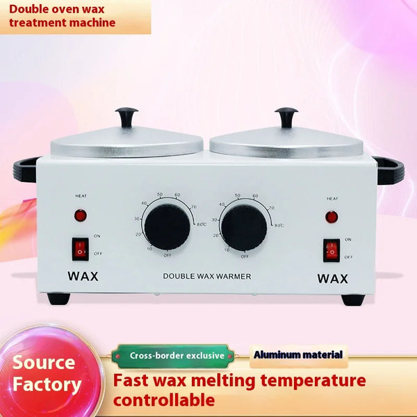 wax heater machine 220V 110V Double Depilatory Paraffin Melting Paraffine Warmer SPA Epilator Hair Removal Tool EU/US Plu