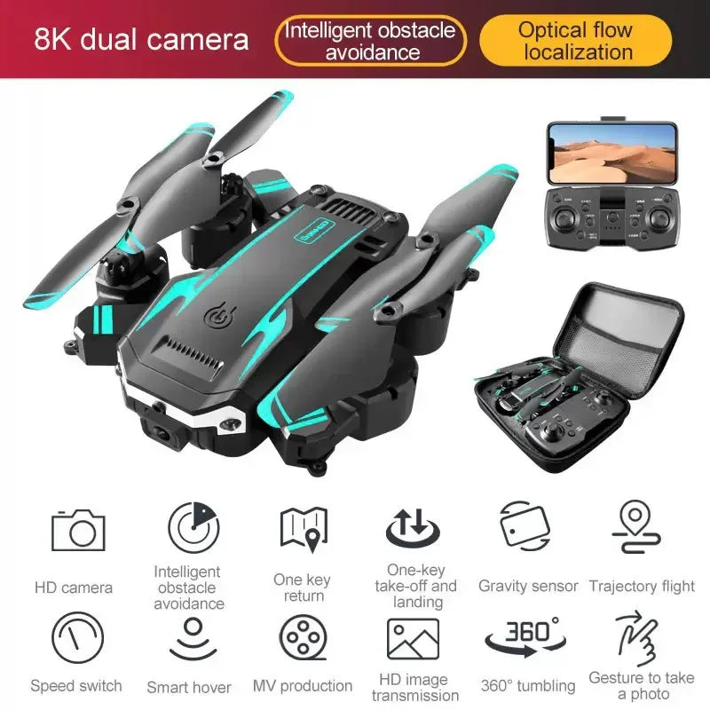 S6 Fpv Drone Foldable Quadcopter Aerial Drone Camera 8k Professional GPS  RC Helicopter FPV WIFI Obstacle Avoidance Toy Gifts