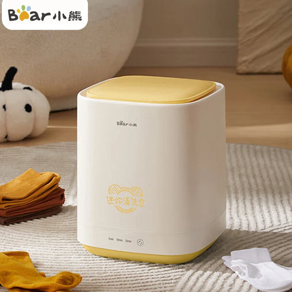 Bear 5L Washing Machine 3-speed Timing Portable Socks Underwear Multi-function Washing Machine Waterproof Household Appliances