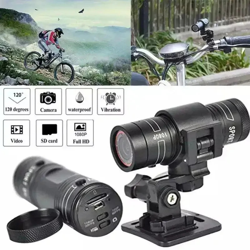 HD 1080p Waterproof Mini Sports Camera DV Video Recorder Camcorder Motorcycle Bicycle Bike Helmet Outdoor Sport Action Camera