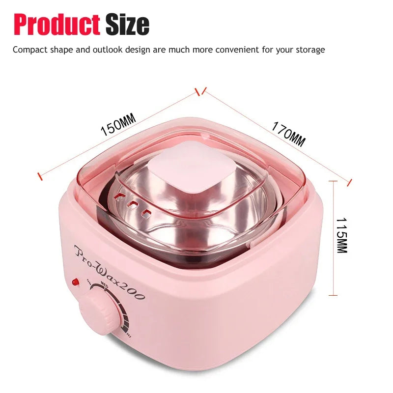 500ml Big Size Wax Machine for Hair Removal Depilatory Wax Heater Dipping Pot Paraffin Waxing Warmer Wax-melting Epilator