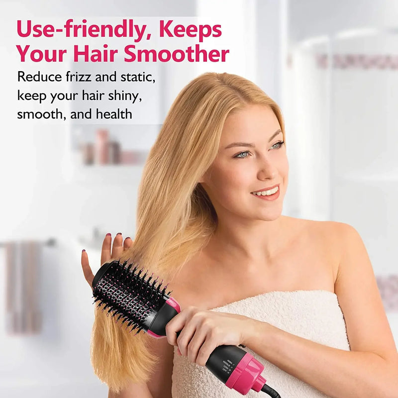 One Step Hair Dryer Brush Negative Ionic Blow Dryer Comb Hot Cold Hair Styler Hair Blower Salon Dryers Dryer Blower