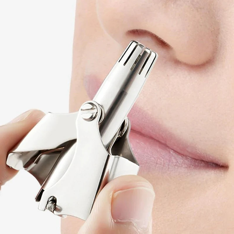 Washable Portable Ear Hair Trimmer Cleaning Without Rusting Painless Nose Hair Removal Mens Portable Shaver Low Noise