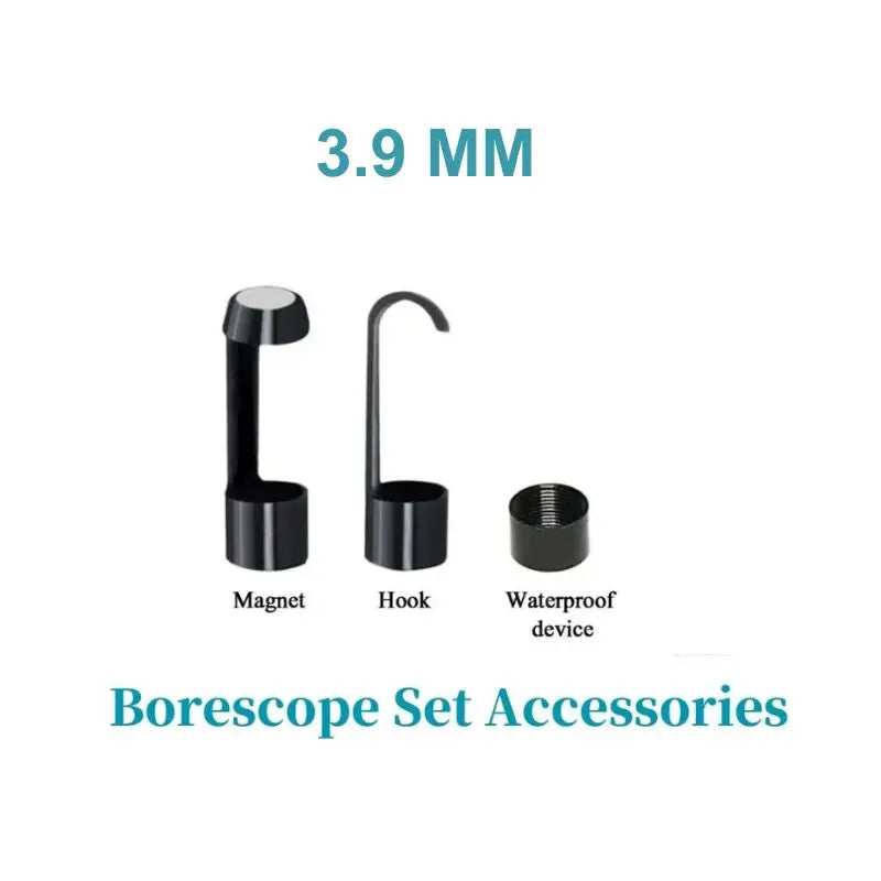 Hook Magnet Side View Mirror Protective Cap for 5.5mm 8mm Lens Endoscope Camera with Screw Thread,Borescope Set Accessories