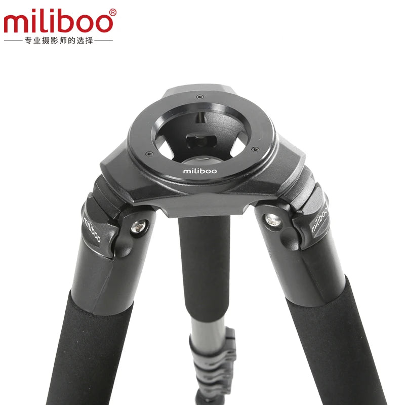 miliboo MTT702A (Without head) Portable Aluminium Tripod for Professional Camcorder/Video Camera/DSLR Stand,Load-Bearing 25KG