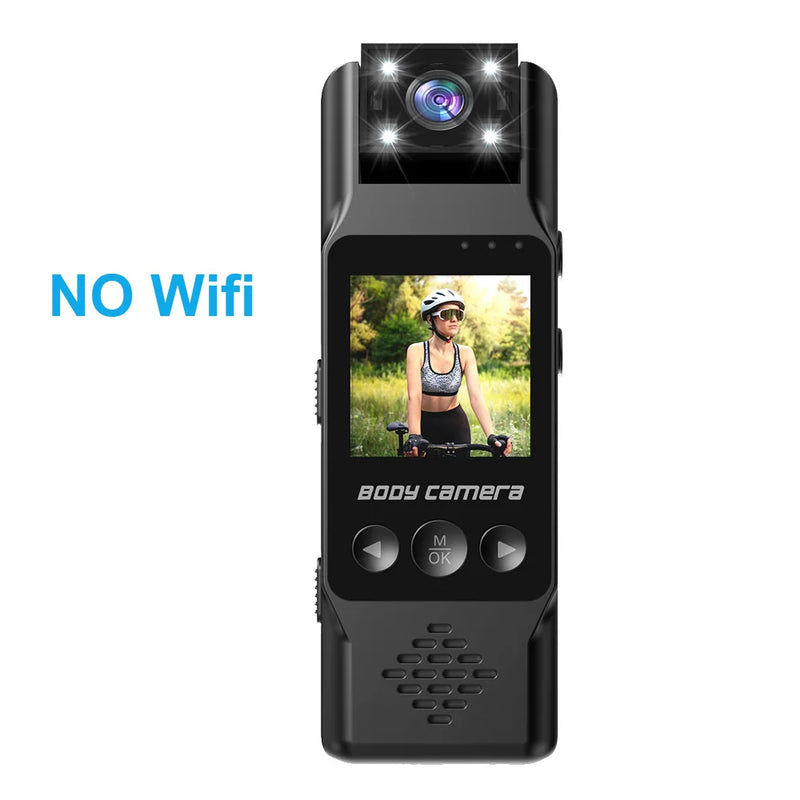 4K HD Mini WiFi Camera Portable Digital Video Recorder BodyCam Infrared Night Vision Law enforcement Cam Bike Camcorder New