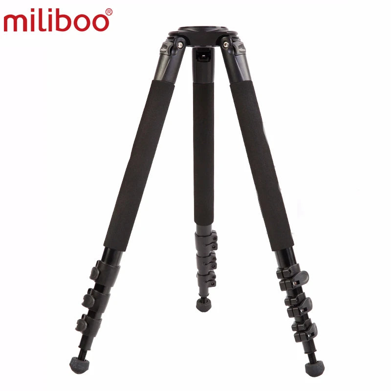 miliboo MTT702A (Without head) Portable Aluminium Tripod for Professional Camcorder/Video Camera/DSLR Stand,Load-Bearing 25KG