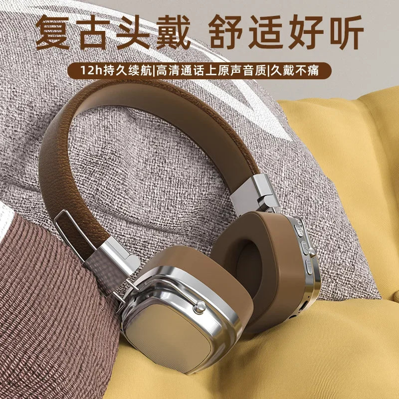 Original XIAOMI Bluetooth Wireless Headphones CR-8 Retro TWS Earphone For Samsung iPhone HIFI Game Headset With Mic Earbuds