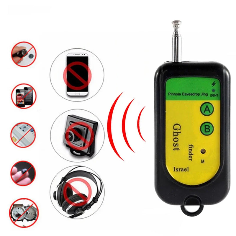 Anti-Spy Wireless RF Signal Detector Bug GPS Camera Signal Detection GPS Tracker Hidden Camera Eavesdropping Finder Device