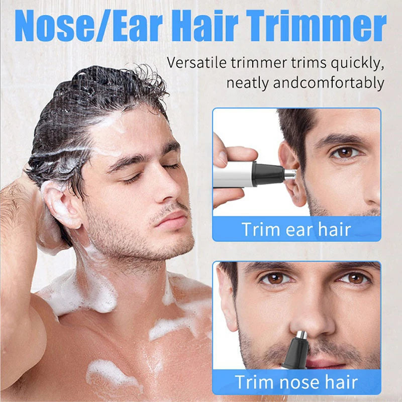 Electric Nose Hair Trimmer Implement Shaver Clipper Men Women Ear Neck Eyebrow Trimmer Shaver Man Clean Trimer Razor Remover