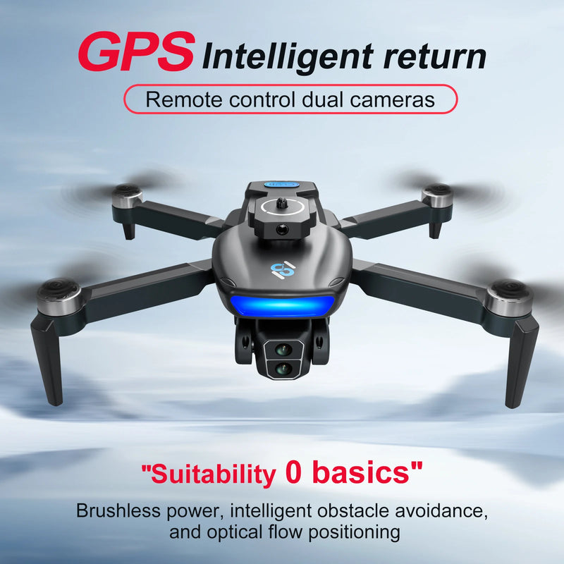 S181 GPS Mini Drone 8K Professional FPV Dron with 4k Camera RC Quadcopter Photography Aerial Aircraft Helicopter Brushless Toys