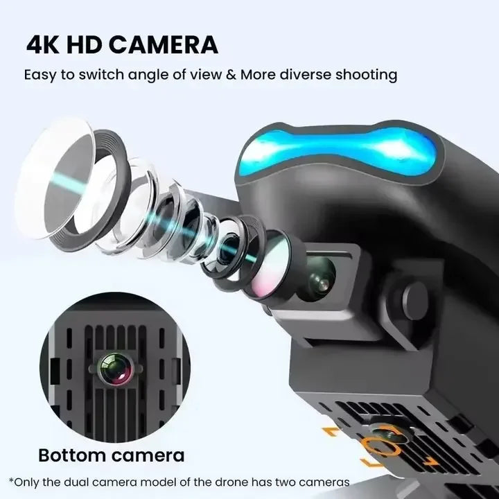 XIAOMI E99Pro MINI RC Drone 4K Professinal With 1080P Wide Angle HD Camera Foldable Helicopter WIFI FPV Height Hold Gift Toy