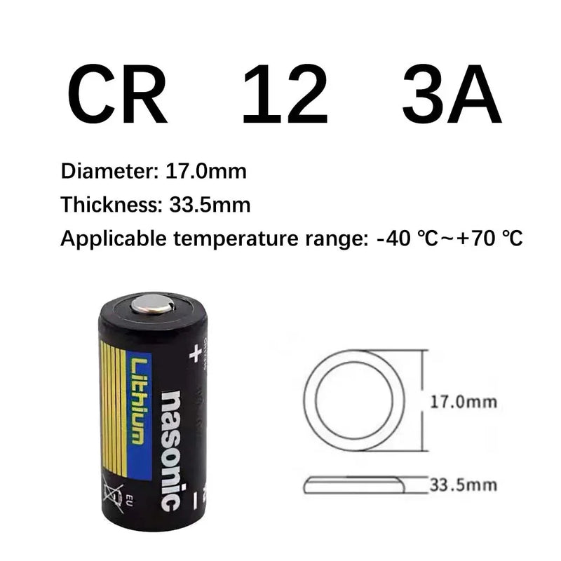 1PCS CR123A 3V Lithium Battery For Digital Camera Doorbells Flashlight Water Meters Smoke Alarm