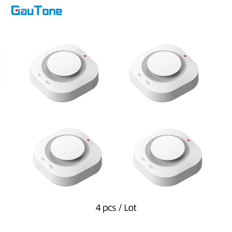 GauTone PA-441 Smoke Alarm 433MHz Fire Protection Smokehouse Combination Alarm Home Security System Smoke Detector